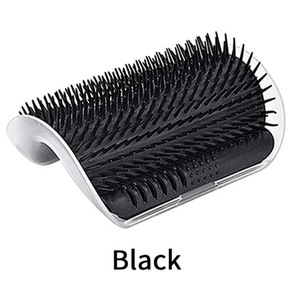 Corner Mounted Pet Grooming Massage Brush And Deshedder