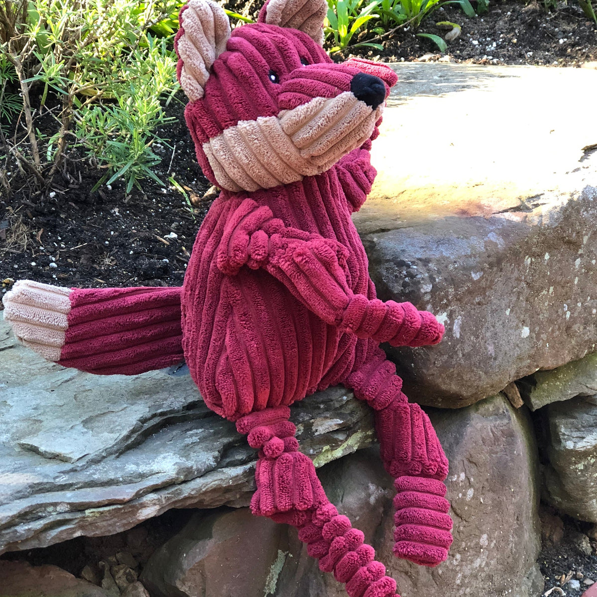 Sly Fox Plush Dog Toy
