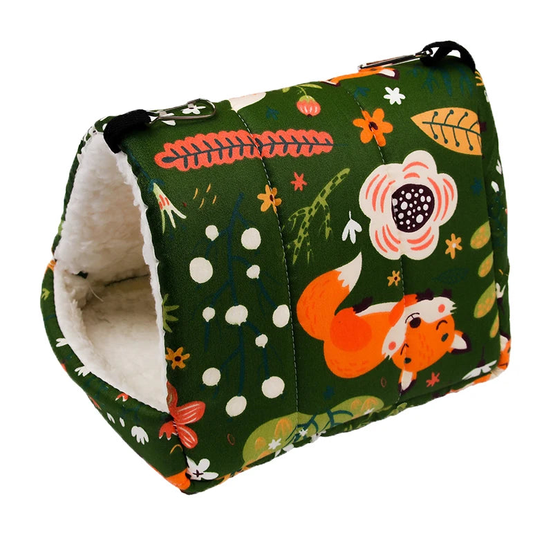 Hanging, Enclosed, Hammock Bed For Hamsters, Other Small Animals