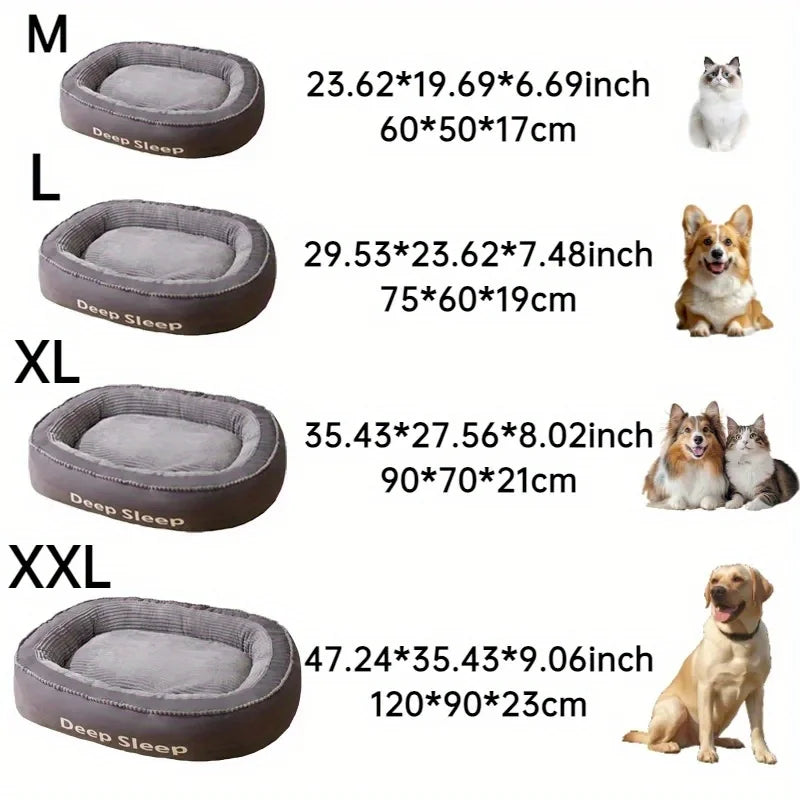 Donut Round Dog /Cat Bed Washable Cushion