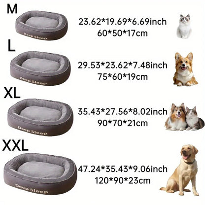 Donut Round Dog /Cat Bed Washable Cushion