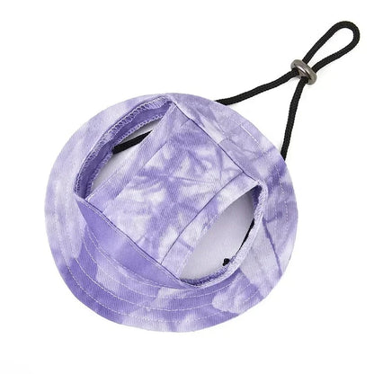 Outdoors Sun Hat with Ear Holes For Pets