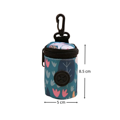 Hangable Dog Poop Bag Dispenser Zipper Top