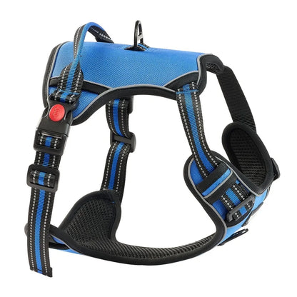 Adjustable Large Dog Harness with Leash