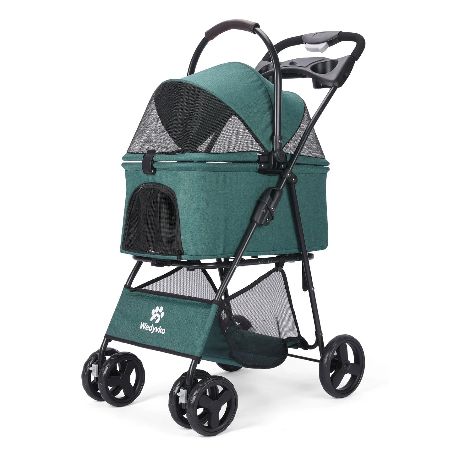 3 in 1 Pet Stroller, Removable Carrier, Folding Stroller, Waterproof, All-Terrain