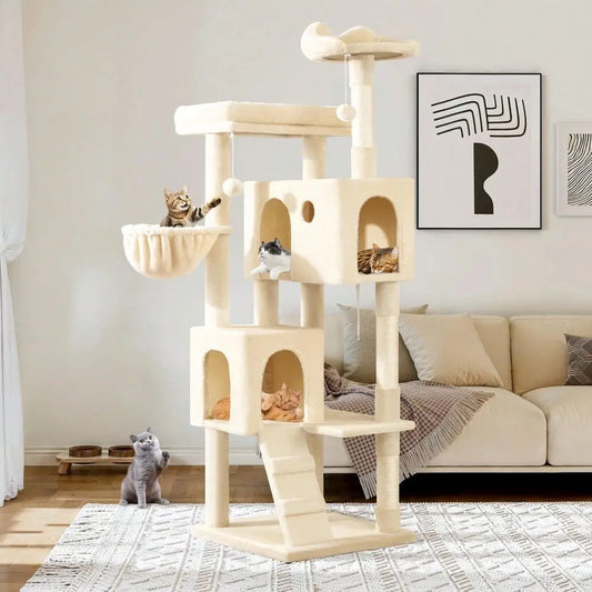 Cat Tree Tower Multi-Level Activity Center Condos