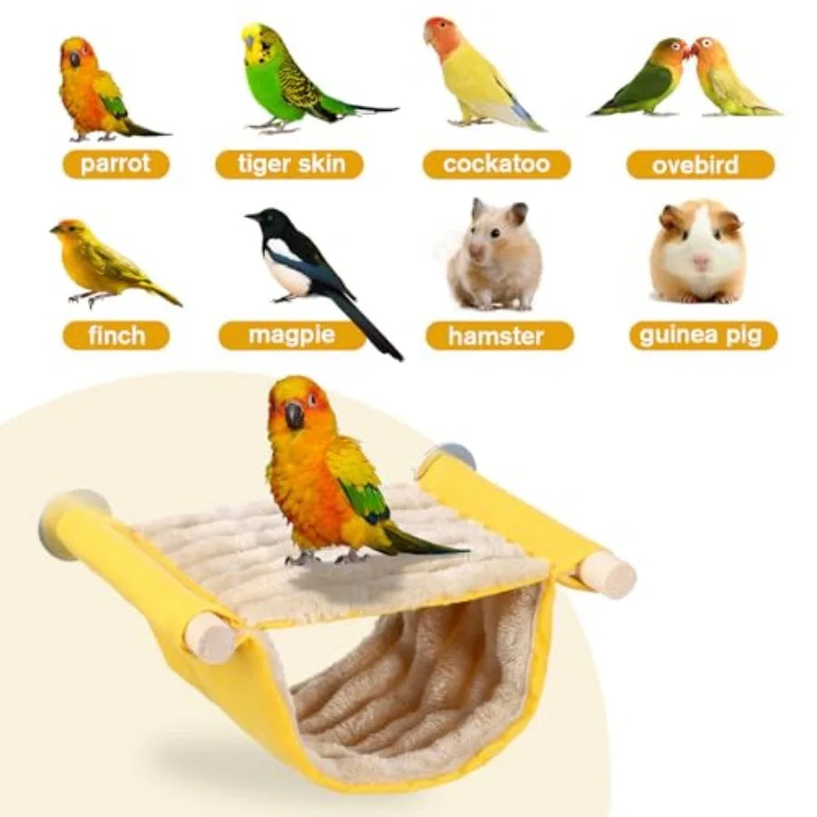 Bird Hanging Hammock, Snuggle Hut, Bed For Cage