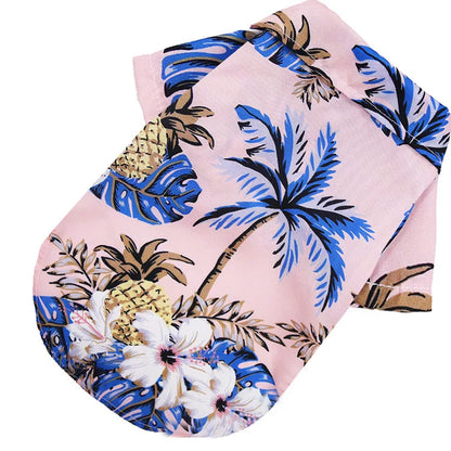 Hawaiian Style Dog Summer Clothing