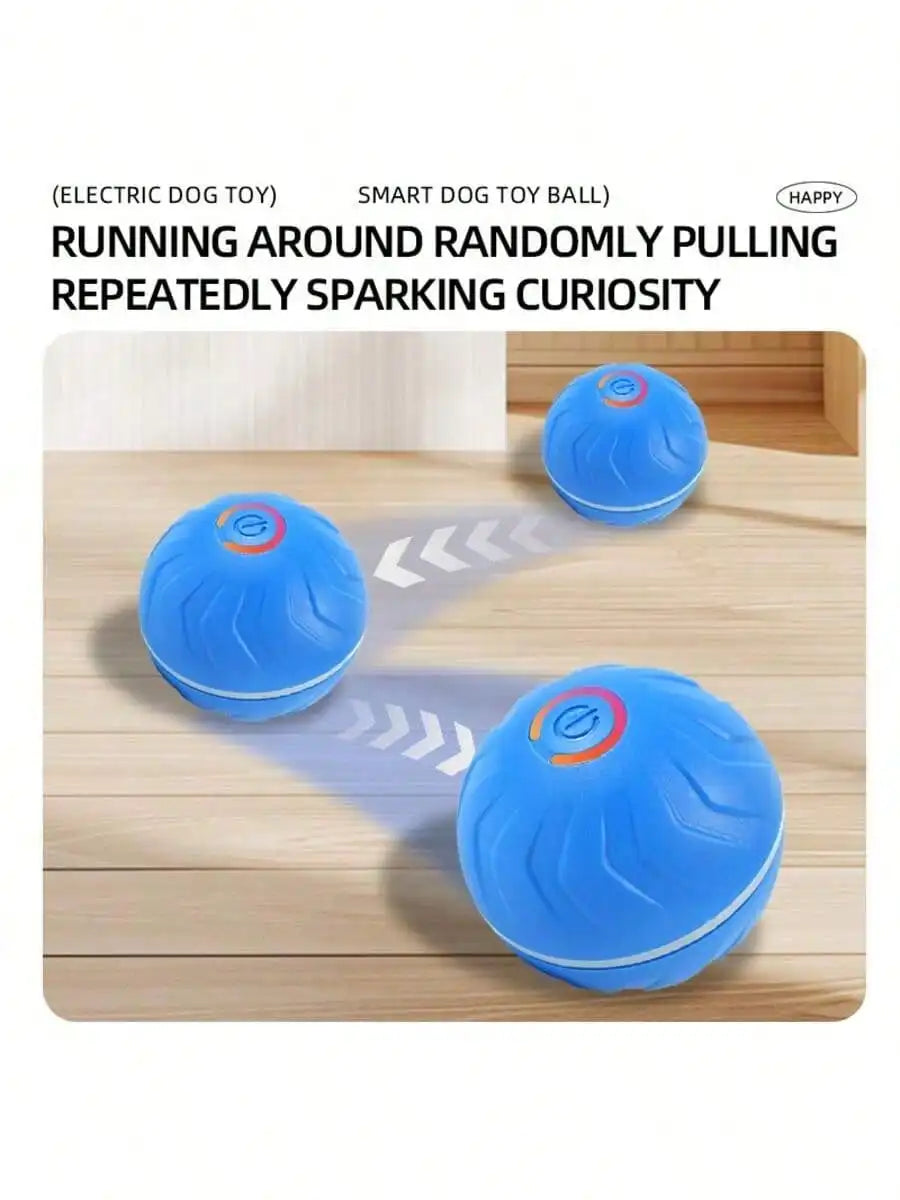 LED Light Smart Rolling Dog Ball Interactive Play Toy