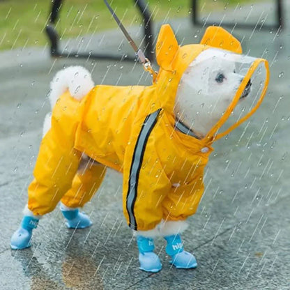 Dog Raincoat, Full Body Coverage, Reflective