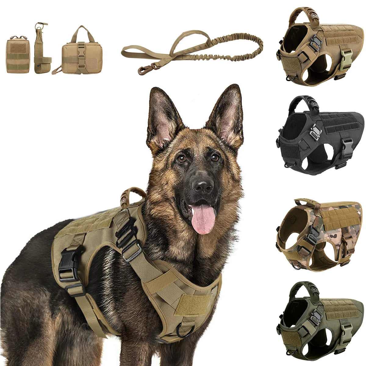 Dog Harness Leash Set Training Walking Vest