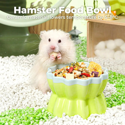 Anti-Tip Ceramic Food Dish