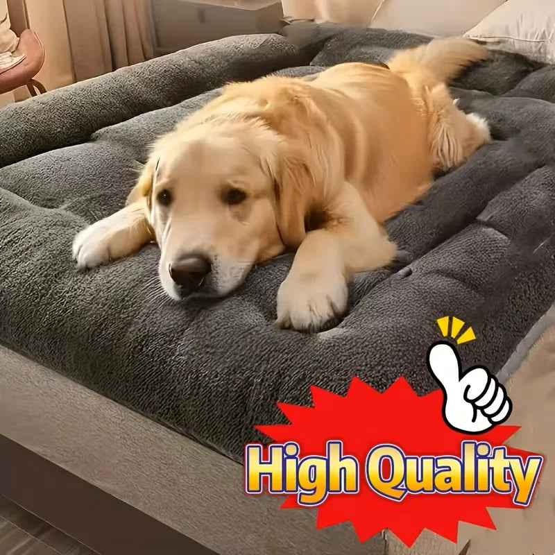 Plush Dog Bed, Waterproof, Washable, Anti-Slip