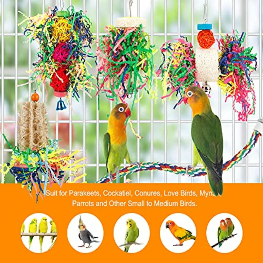 Hanging Bird Shredding/ Foraging Toys