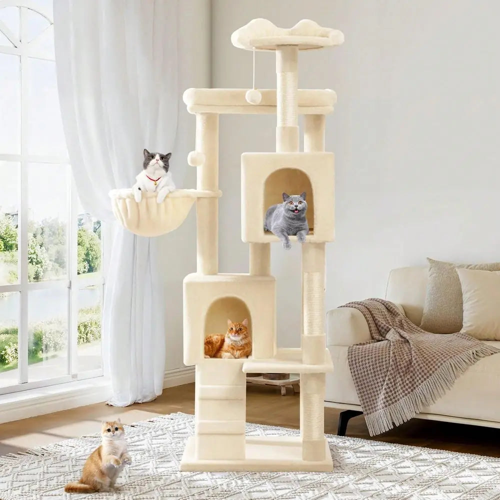 Cat Tree Tower Multi-Level Activity Center Condos