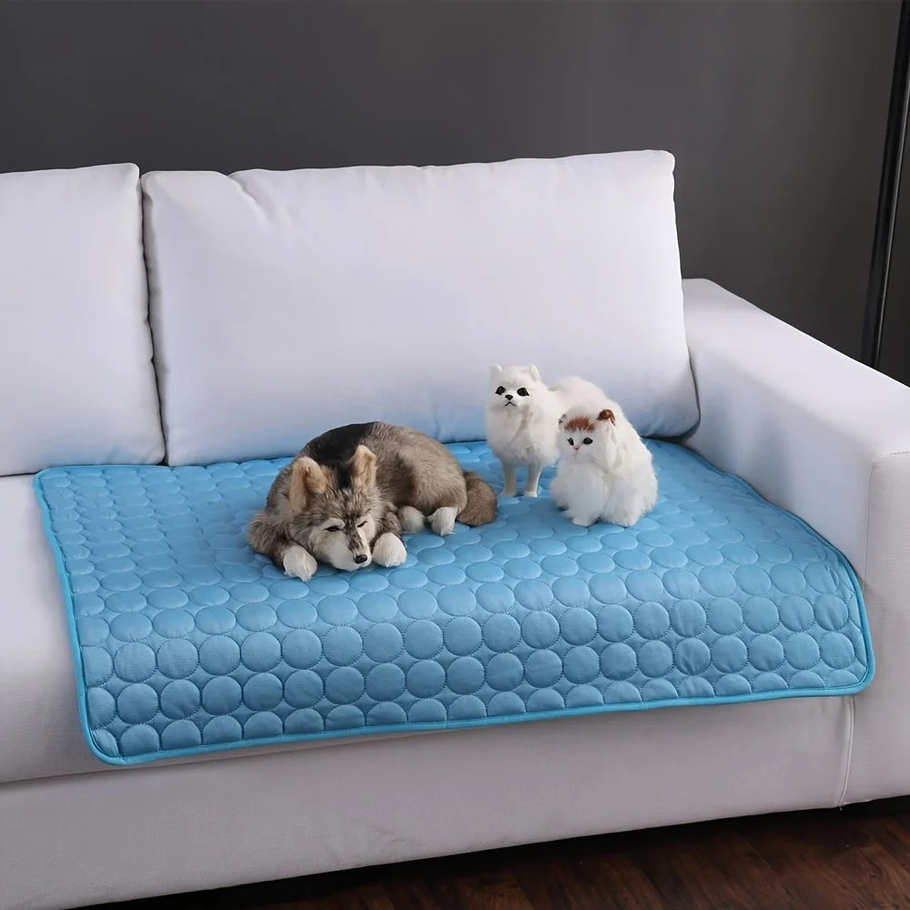 Dog Cooling Mat for Summer, Fits Bed, Floor