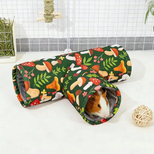 3 Way Foldable Guinea Pig Tunnel, Hideout Toy