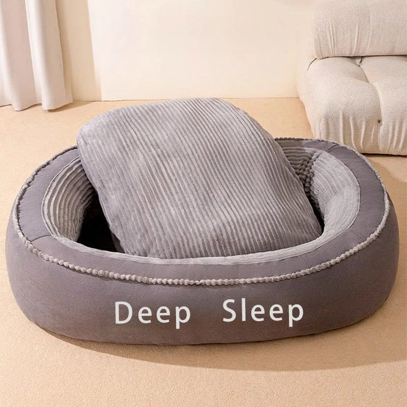 Donut Round Dog /Cat Bed Washable Cushion
