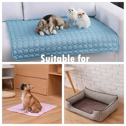 Dog Cooling Mat for Summer, Fits Bed, Floor