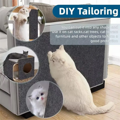 Cat Scratcher Sofa Protector  Trimmable Self-adhesive Mat