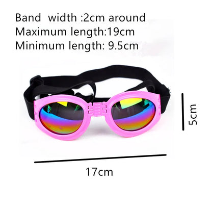 Dog Goggles Sunglasses, Windproof, Reflective Lens