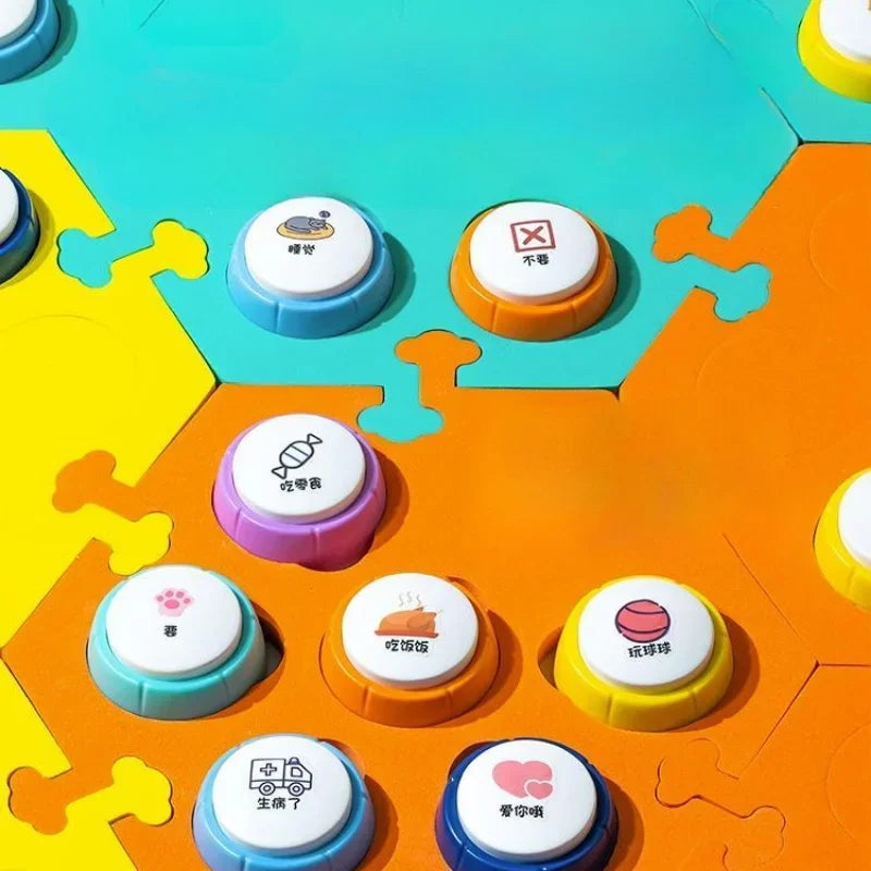 Pet Communication Buttons, Ringing, Voices, Clickers