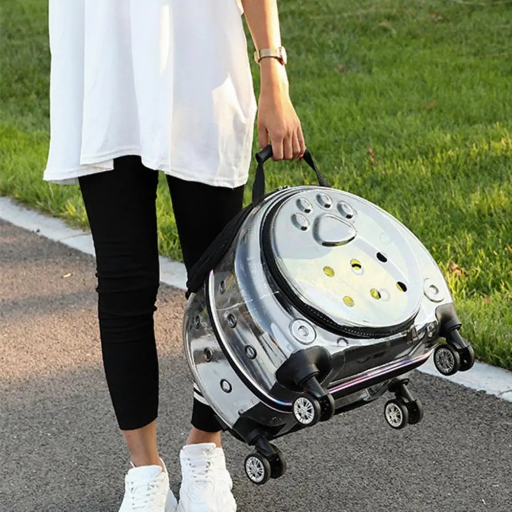 Portable Pet Trolley Case for Cats/ Small Dogs
