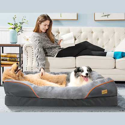 Large Dog Bed Comfortable Anti Allergy Warm Fleece