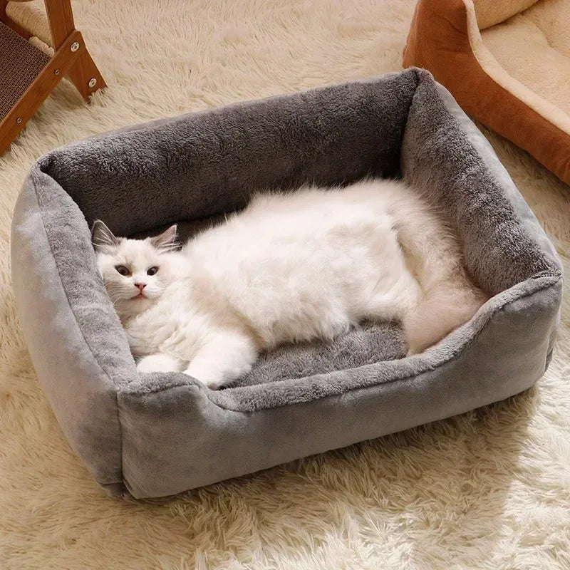 Plush Pet Bed, Winter Warm