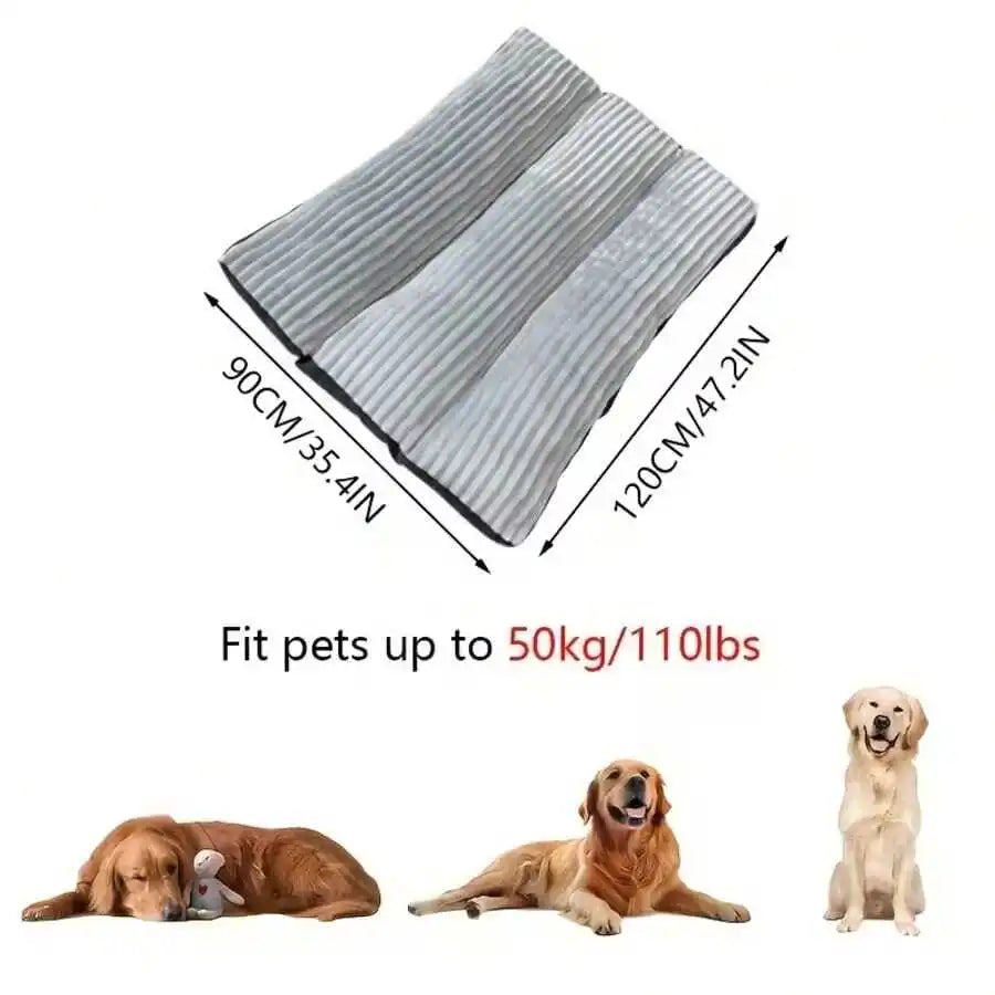 Large, All-Season Bed For Cats & Dogs Non-Slip