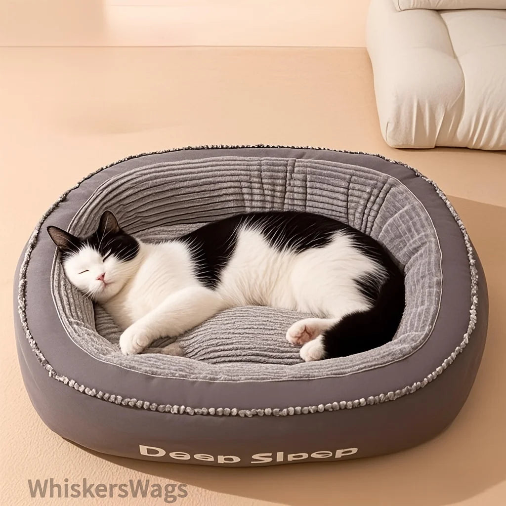 Donut Round Dog /Cat Bed Washable Cushion