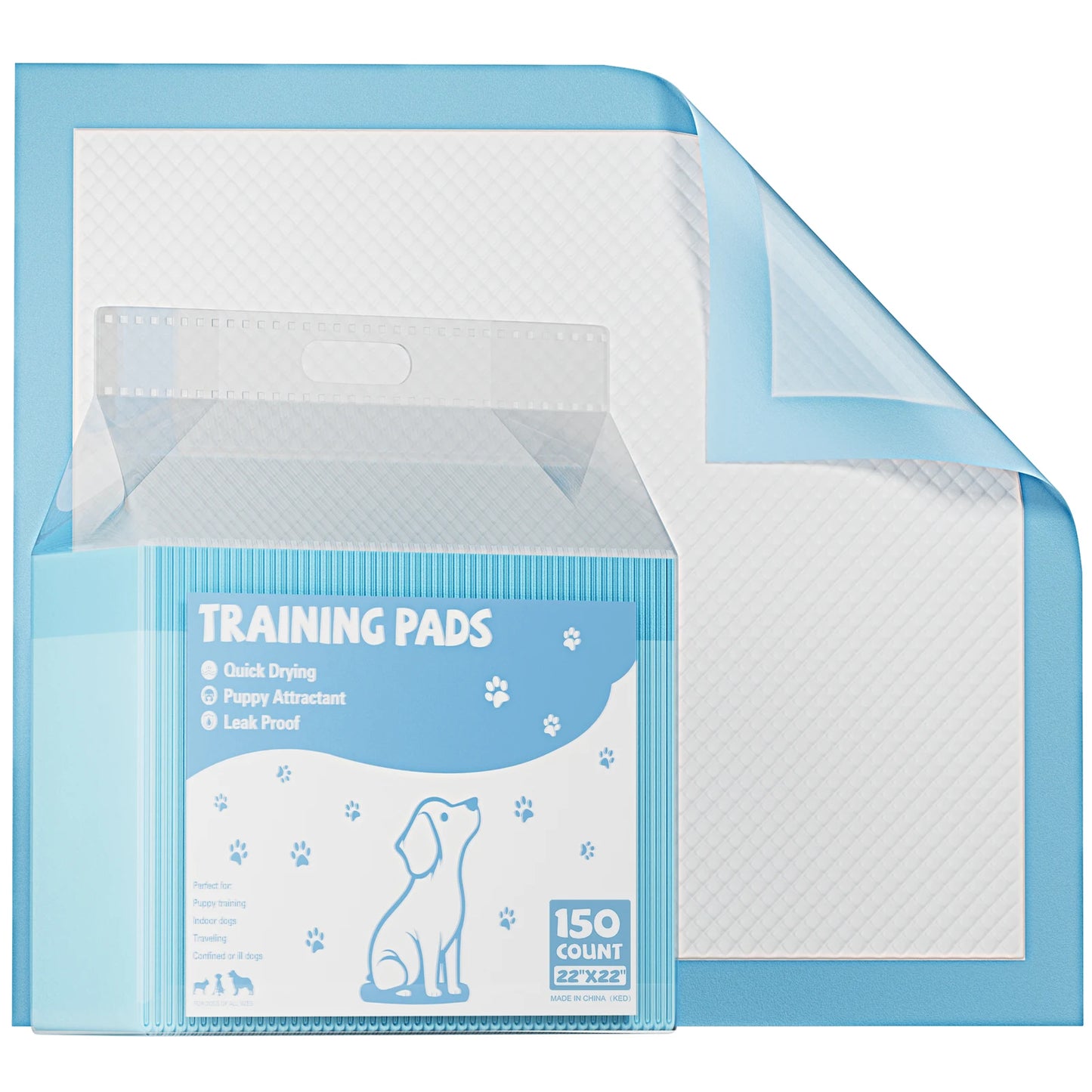 Super Absorbent, Leakproof, Disposable Pee Pads for Dogs,