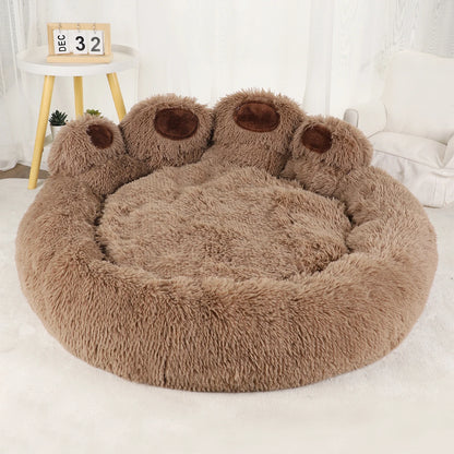 Fluffy Dog Bed Winter Warm Large Pets