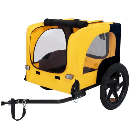Dog Trailer for Bicycle, Easy Folding Frame,