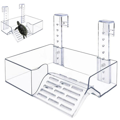 Floating Turtle Basking Platform, Transparent