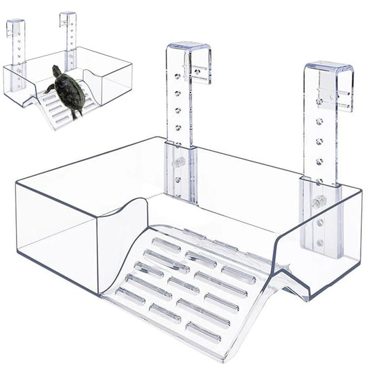 Floating Turtle Basking Platform, Transparent