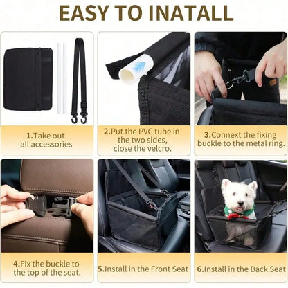 Breathable Pet Car Seat Adjustable Safety Belt