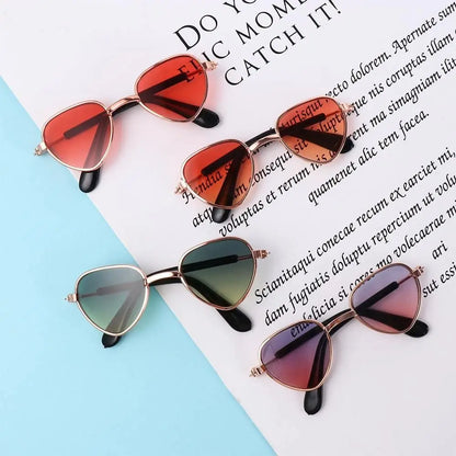 Fashion Cat Dog Sunglasses, Metal Frames