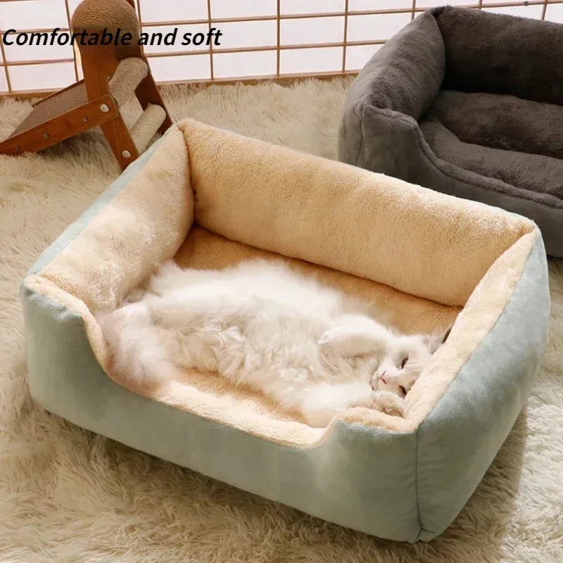 Plush Pet Bed, Winter Warm