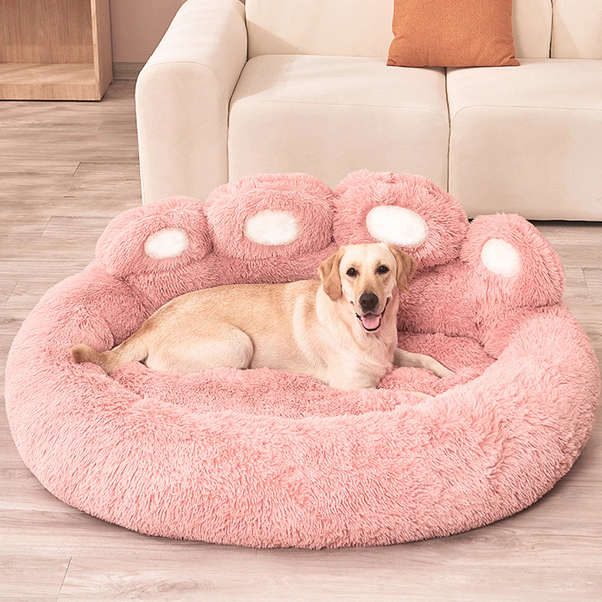 Fluffy Dog Bed Winter Warm Large Pets