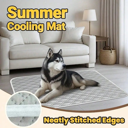 Pet Cooling Pad, Washable, Non-Slip Design