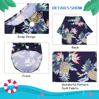 Hawaiian Style Dog Summer Clothing