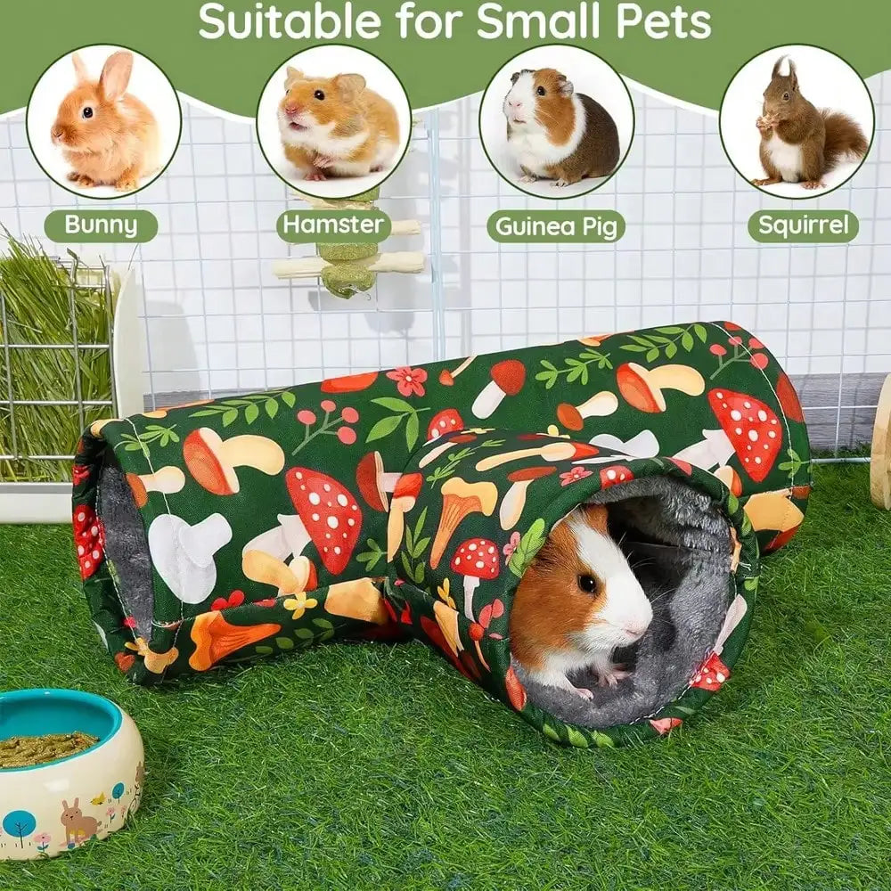 3 Way Foldable Guinea Pig Tunnel, Hideout Toy