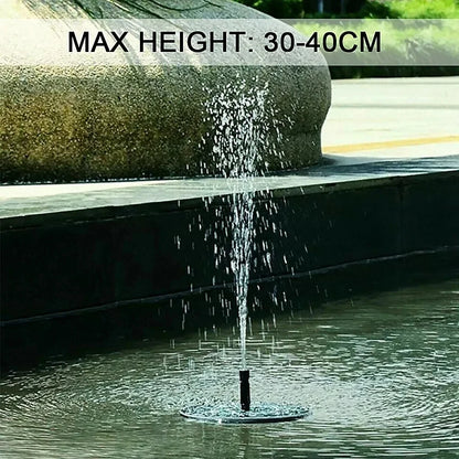 Solar Fountain Pump Bird Baths, Pool, Pond Decor
