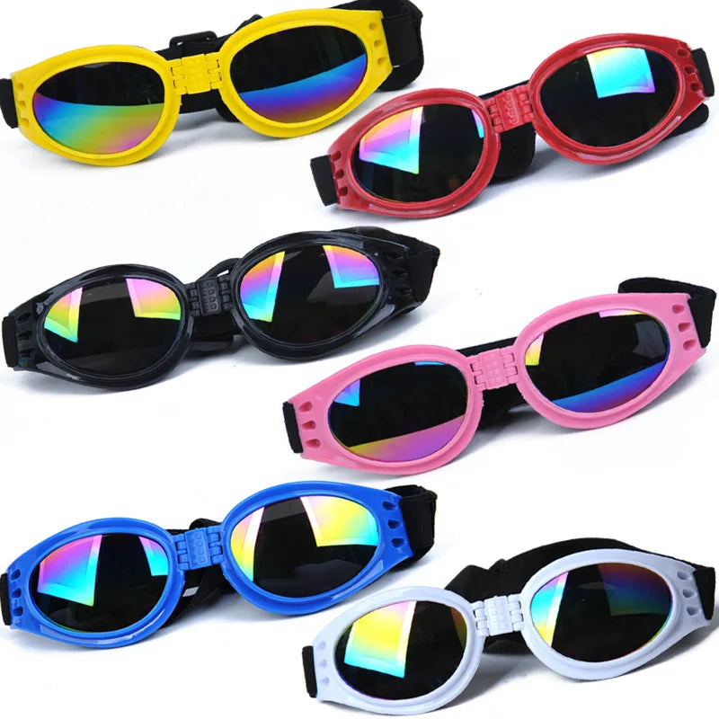 Dog Goggles Sunglasses, Windproof, Reflective Lens