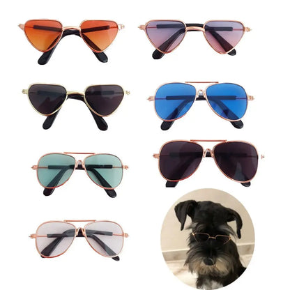 Fashion Cat Dog Sunglasses, Metal Frames