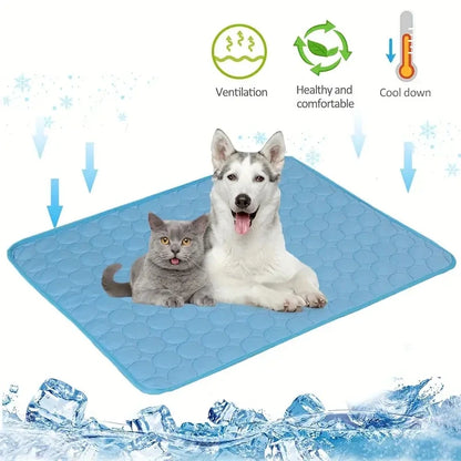 Dog Cooling Mat for Summer, Fits Bed, Floor