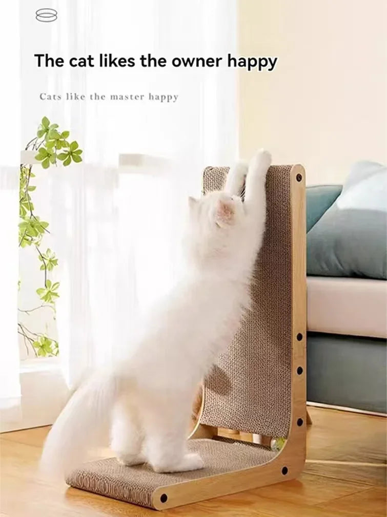 Indoor L Shaped Cat Scratching Post