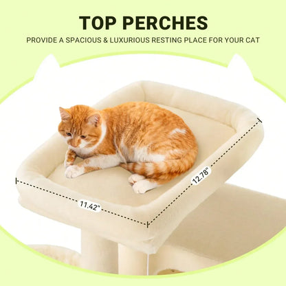 Cat Tree Tower Multi-Level Activity Center Condos