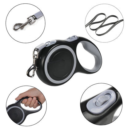 Large Dog Leash Retractable Strap